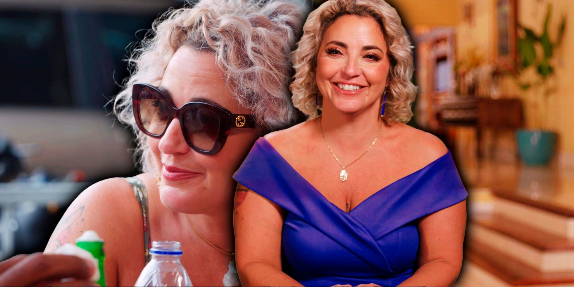 Side by side images of 90 Day Fiance’s Daniele Gates