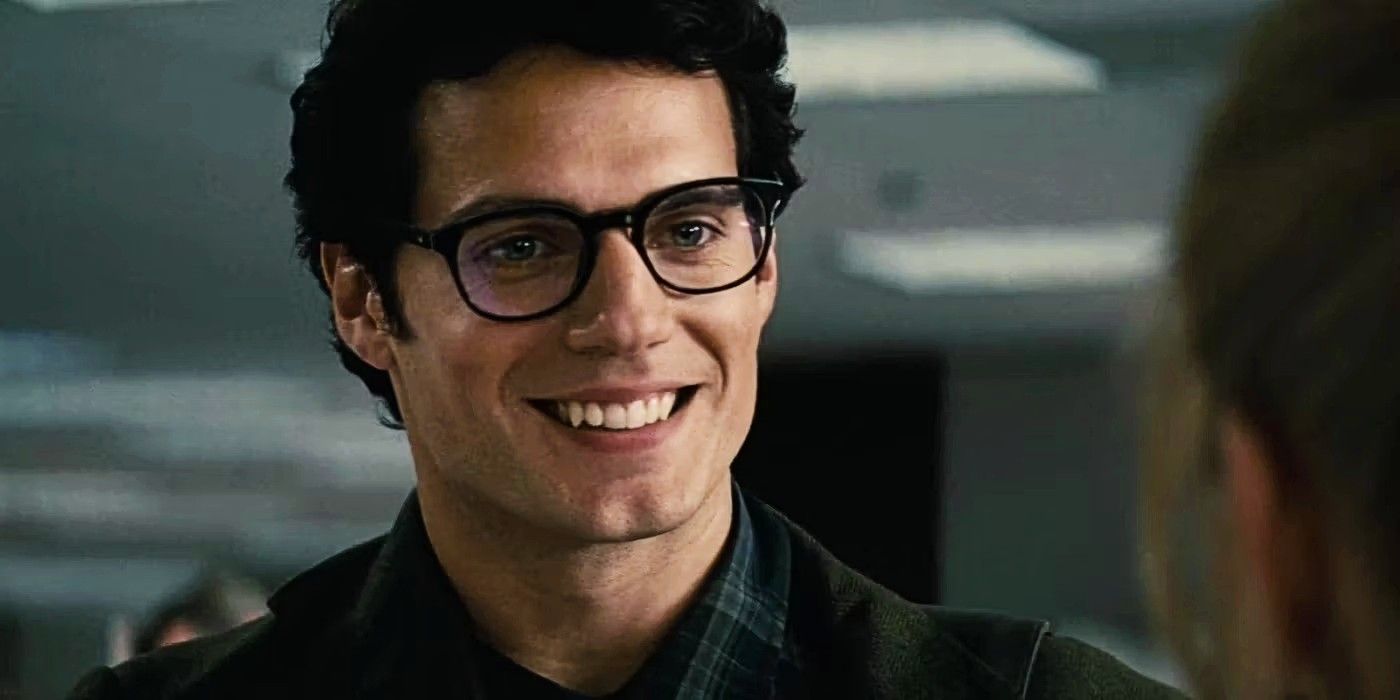 Henry Cavill's Clark Kent Smiling in Man of Steel.