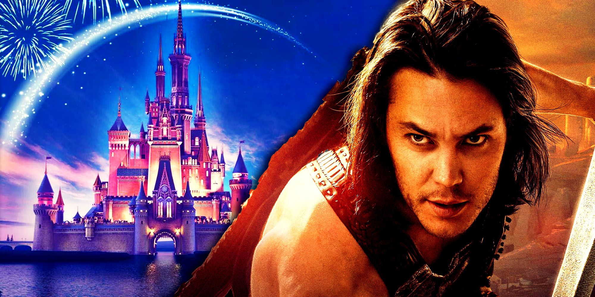 Opening Credits of the Disney Castle and Taylor Kitsch as John Carter 2012