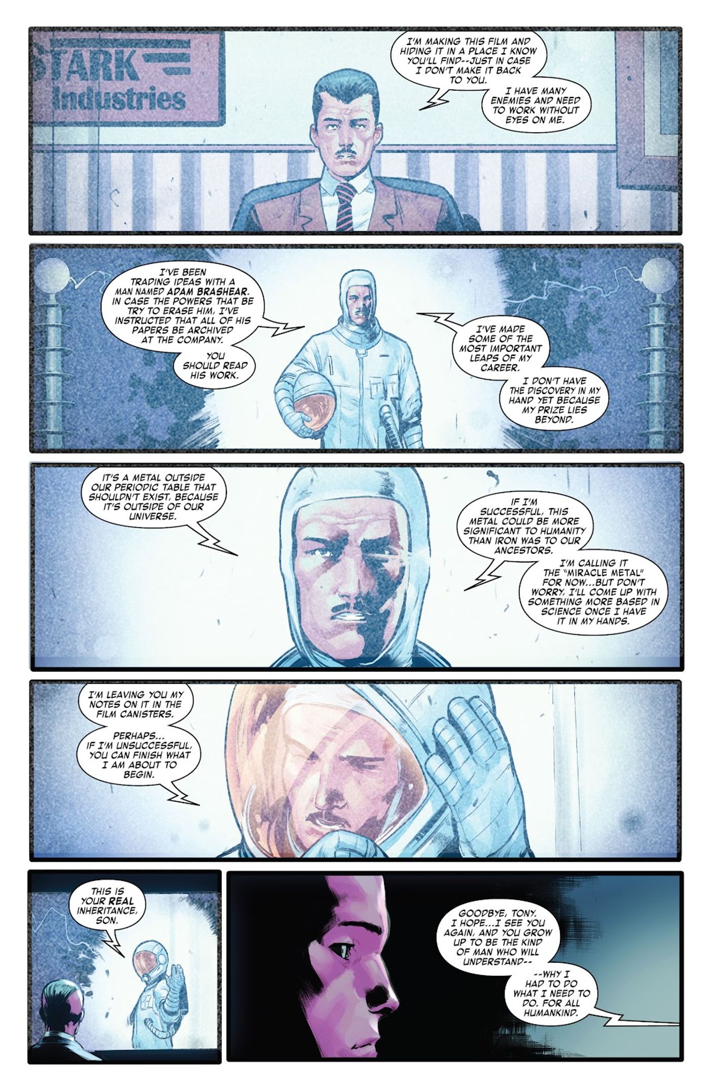 Howard Stark deixa uma mensagem para Tony sobre sua verdadeira herança - Mysterium