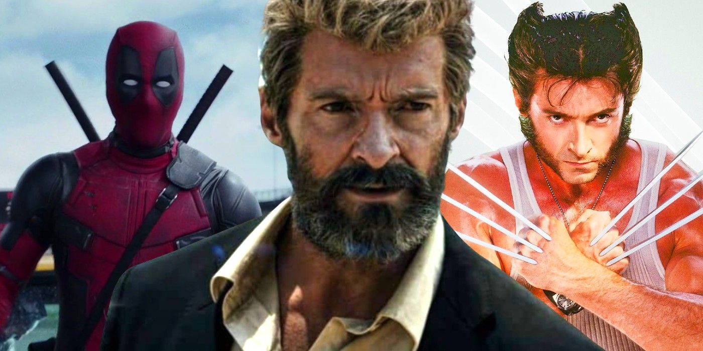 Hugh Jackman as Wolverine in Logan with Deadpool