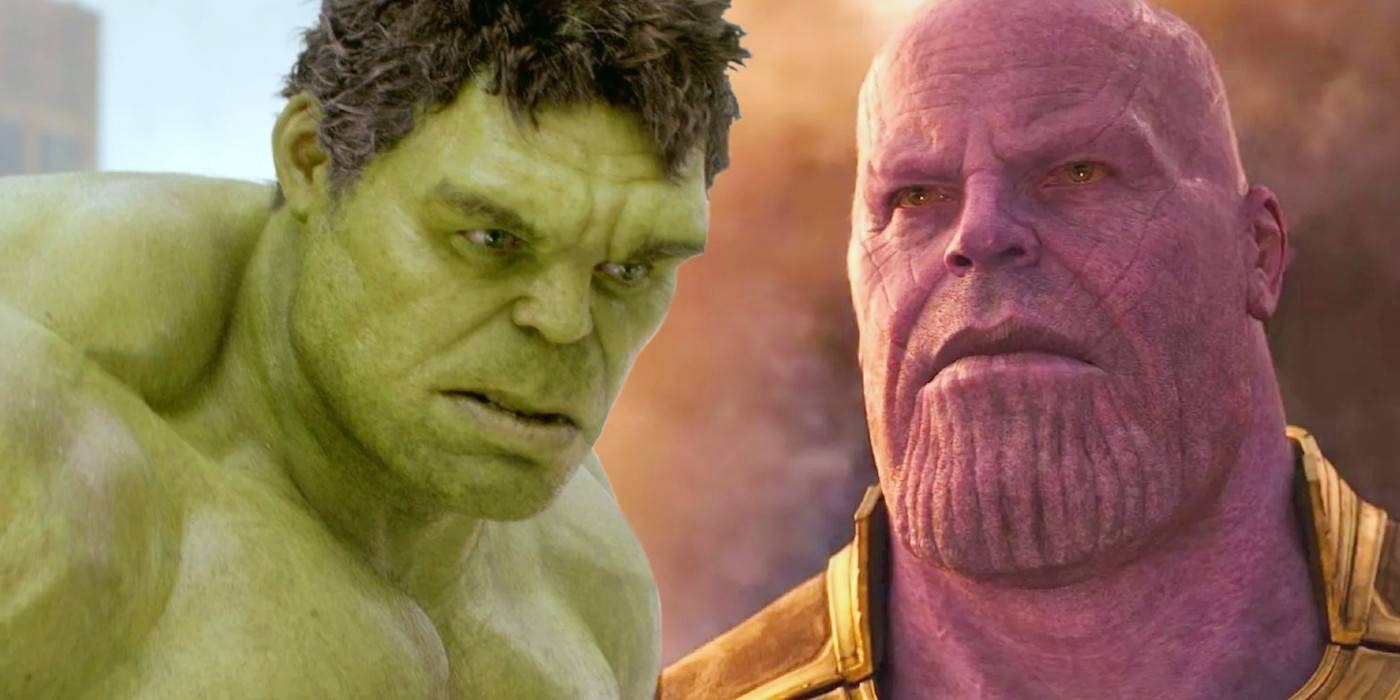 Thanos vs the hulk