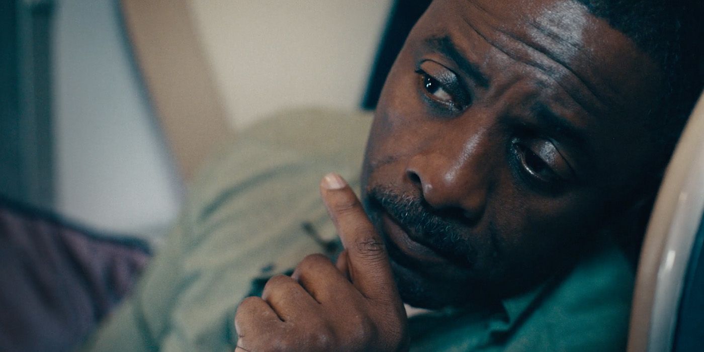 Idris Elba thinking in Hijack episode 2