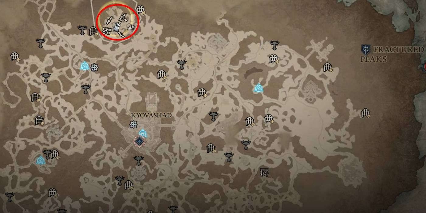 Diablo 4: All Stronghold Locations In Fractured Peaks