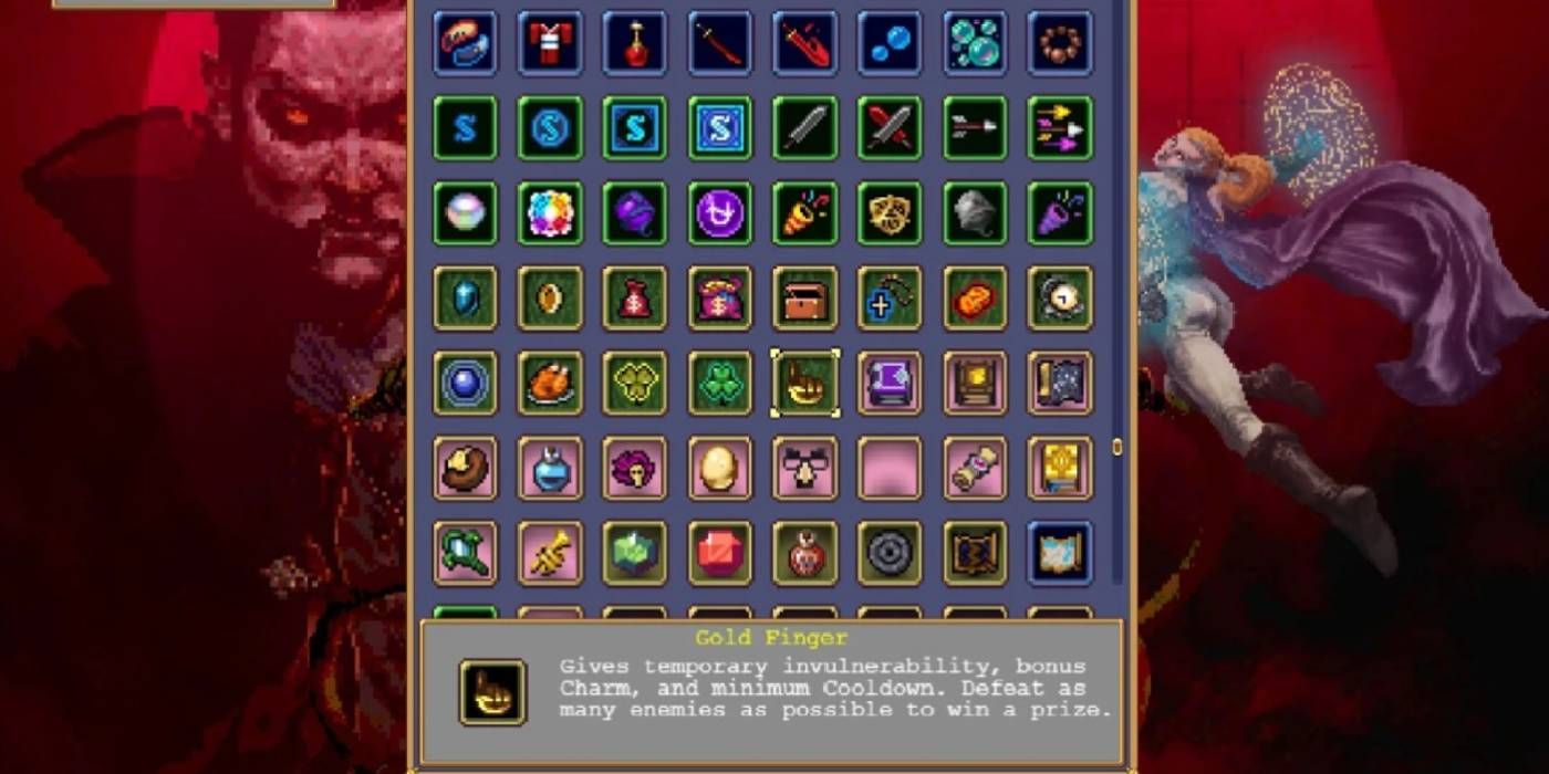 How To Get The Gold Finger Pickup In Vampire Survivors