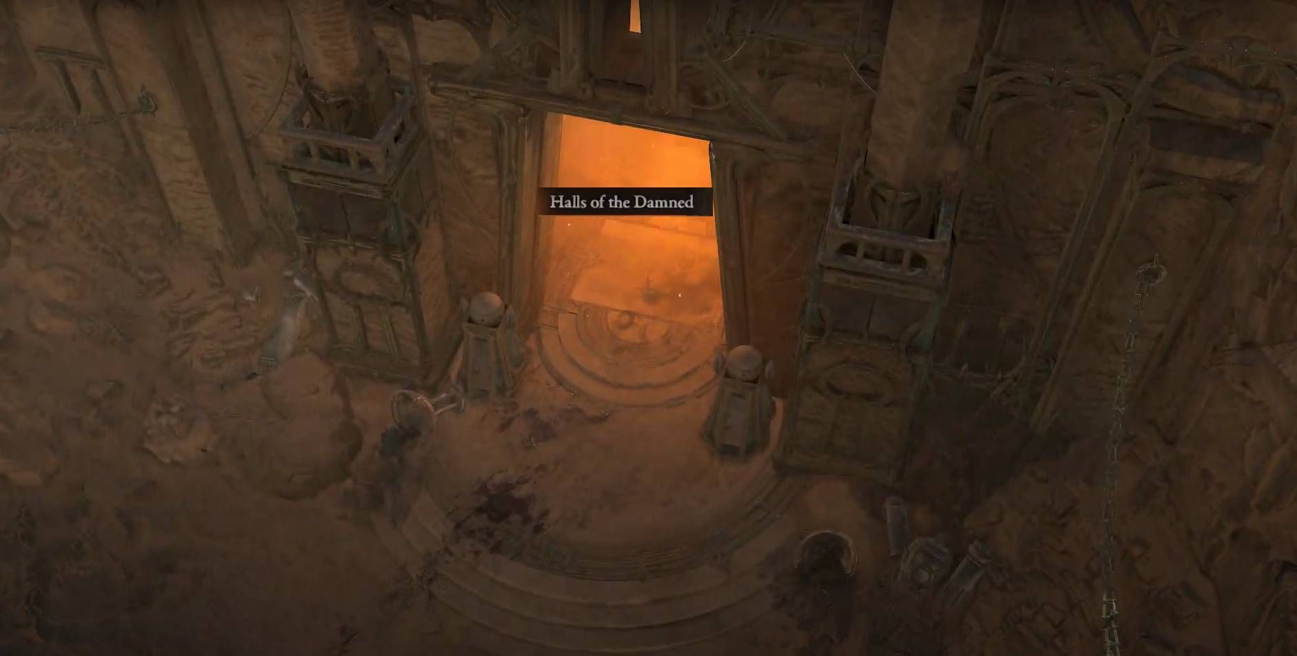 Diablo 4 Halls of the Damned Dungeon Entrance