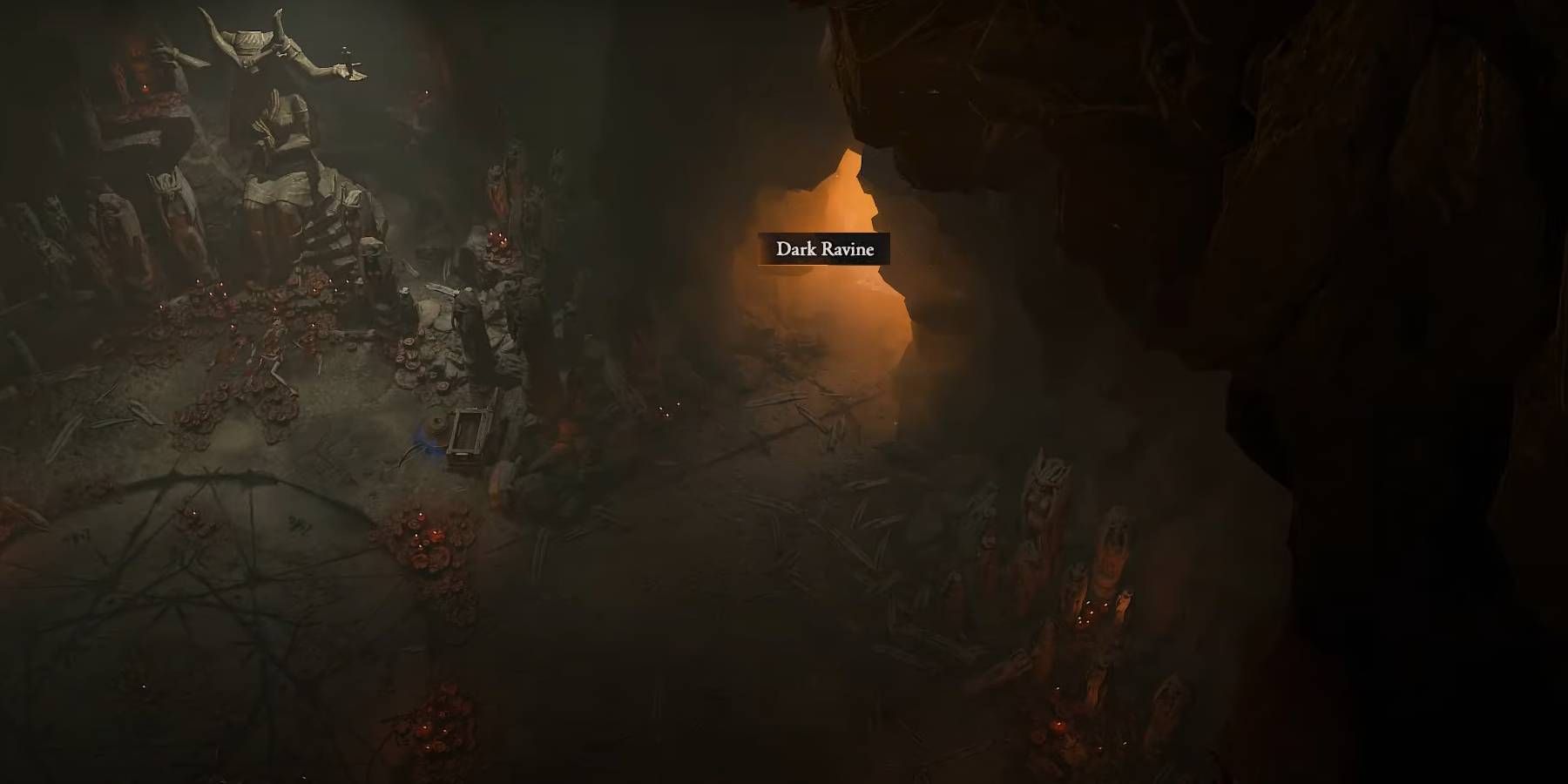 Pintu Masuk Diablo 4 Dark Ravine Dungeon