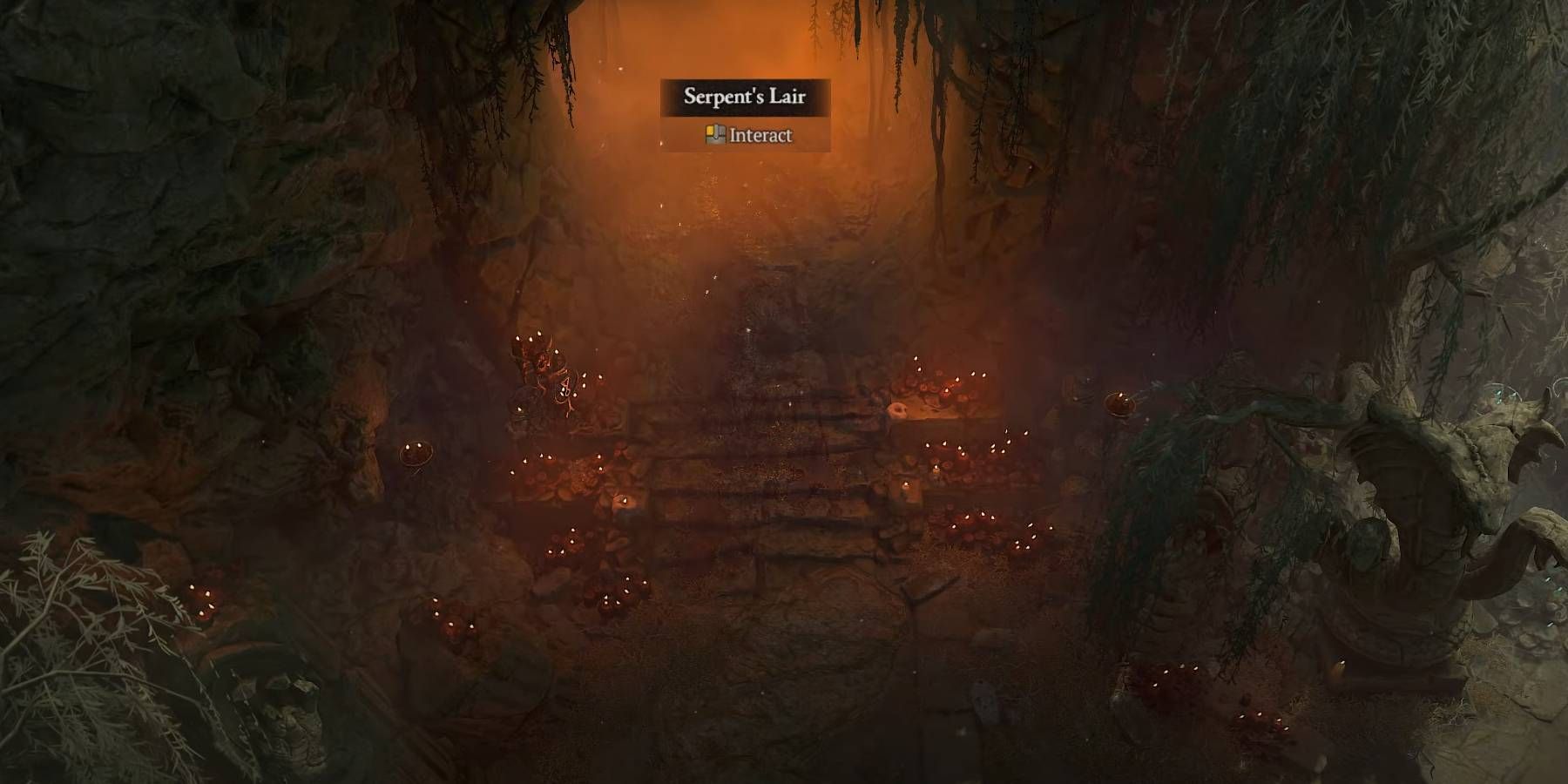 Pintu Masuk Diablo 4 Serpent's Lair Dungeon