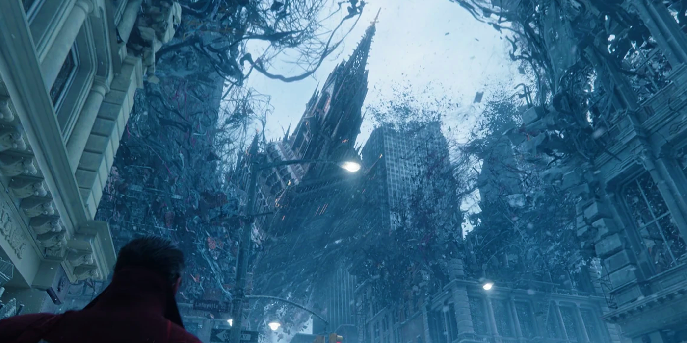 An incursion happening in Doctor Strange in the Multiverse of Madness.