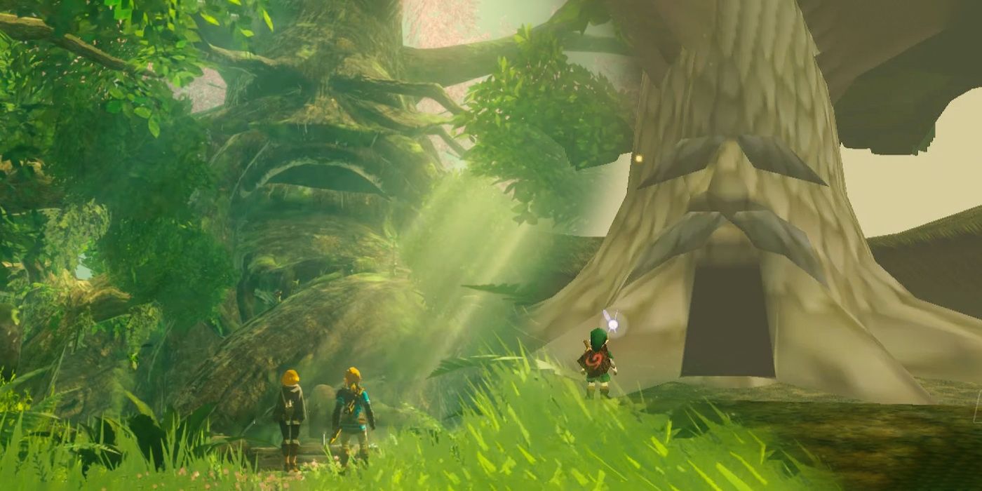 The Legend of Zelda: Ocarina of Time - Inside the Great Deku Tree 