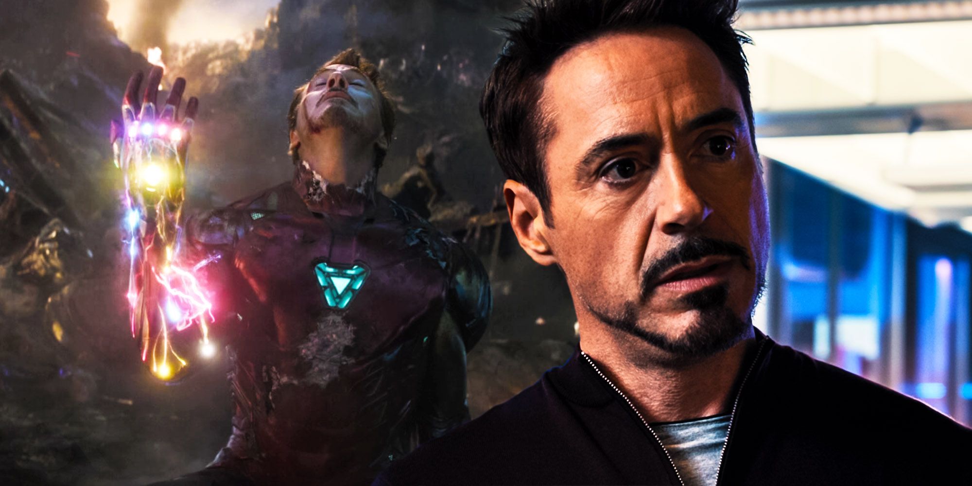 Iron man in Avengers endgame and age of ultron