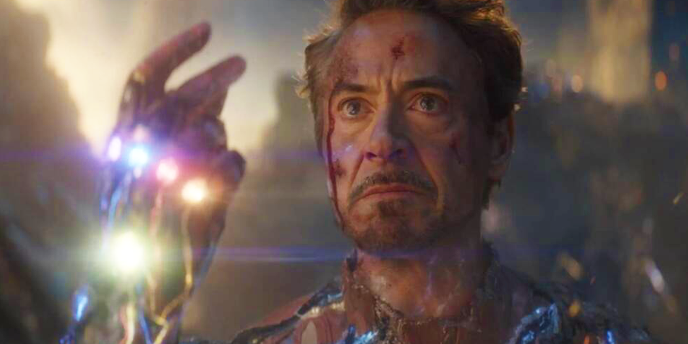 iron man snapping fingers in avengers endgame