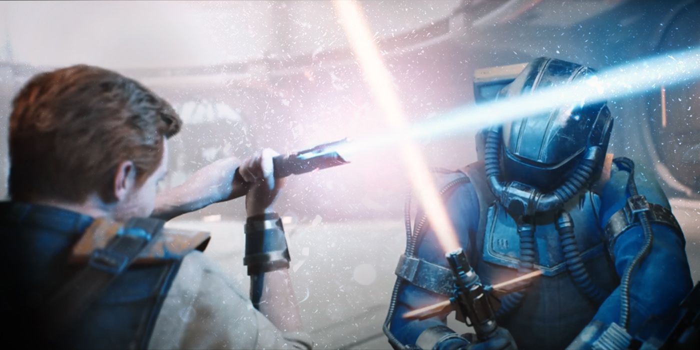 Pertarungan Jedi Survivor Lightsaber