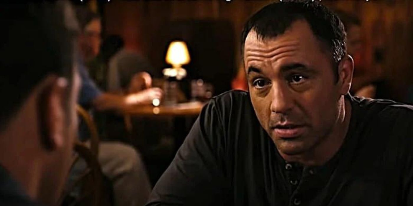 Joe Rogan sideways in Zoookeeper