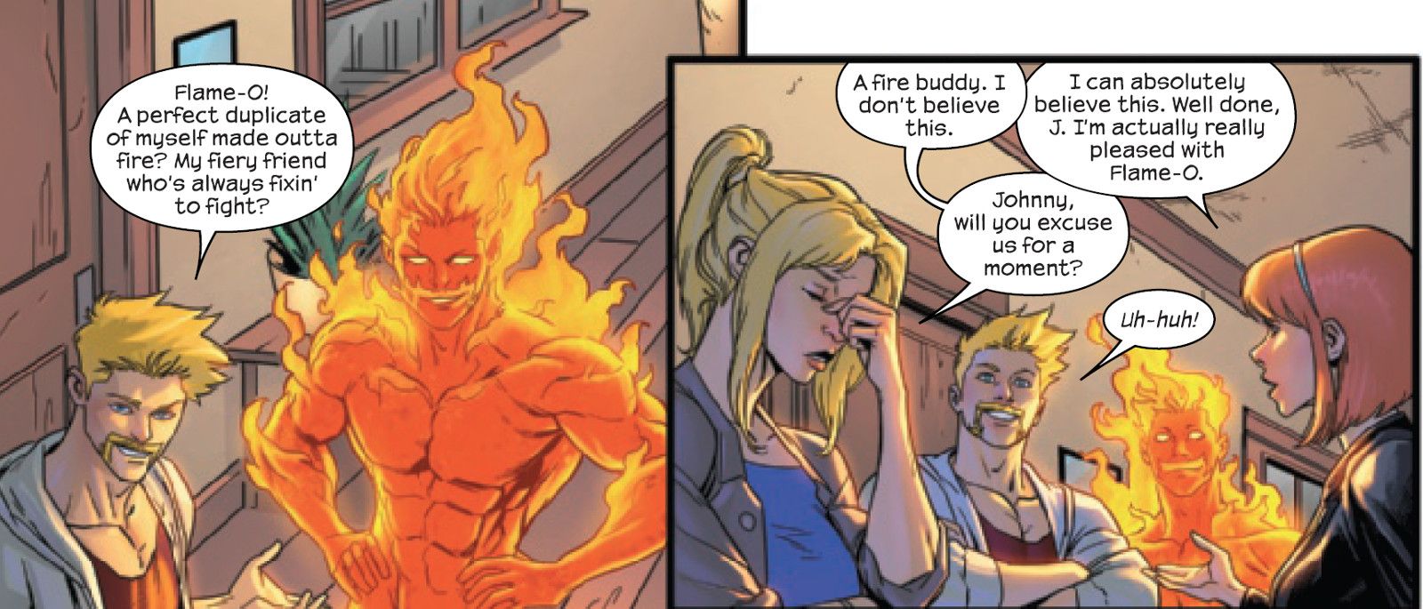 The Human Torch Just Leveled Up With A Hot New Power