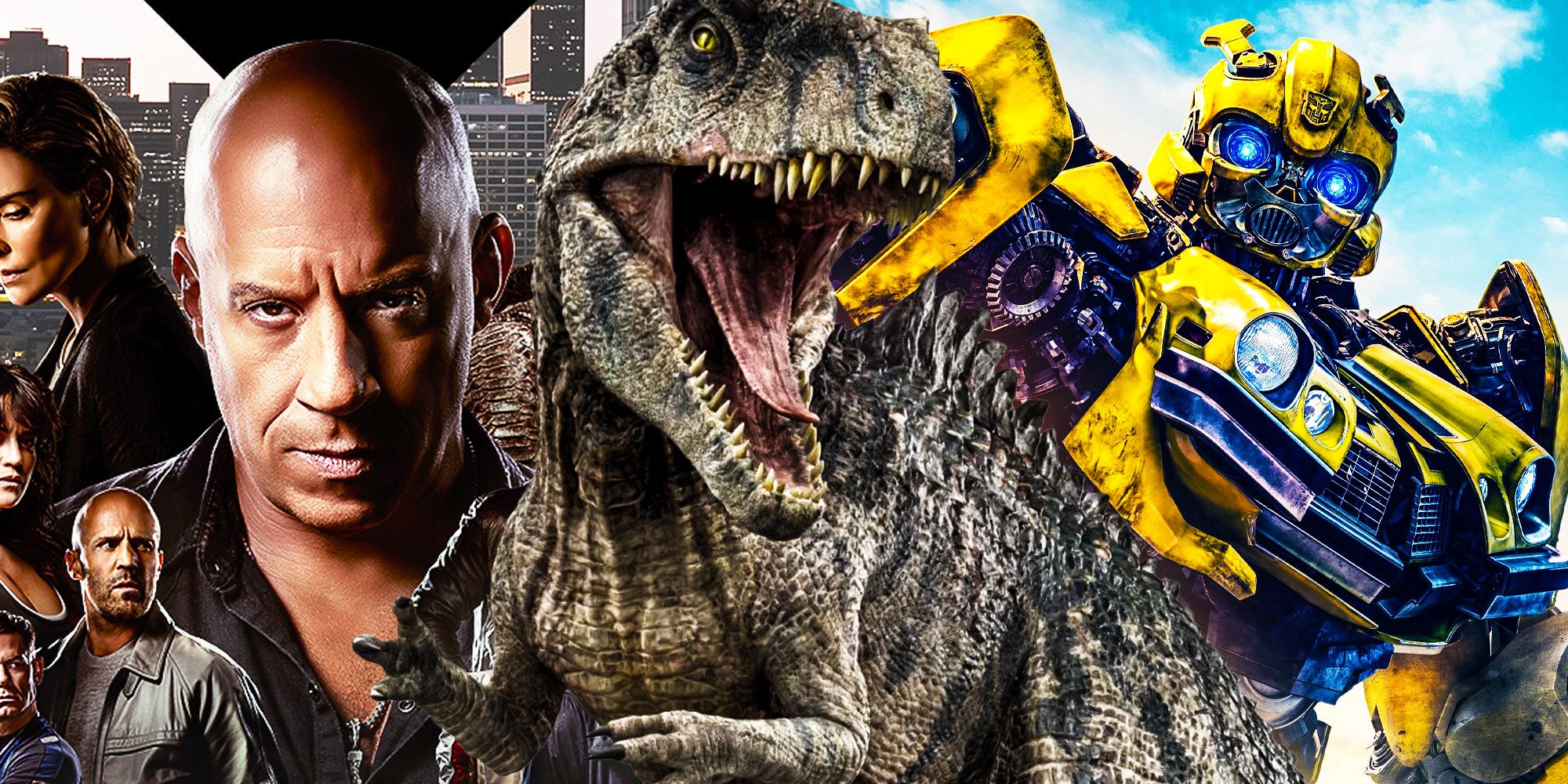 Jurassic park fast and furious transformers