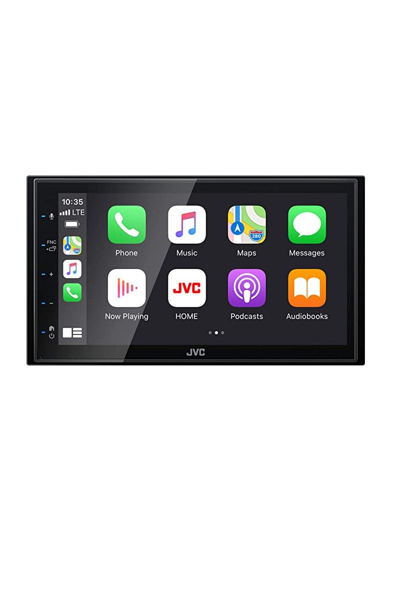JVC KW-M56BT car stereo from the front