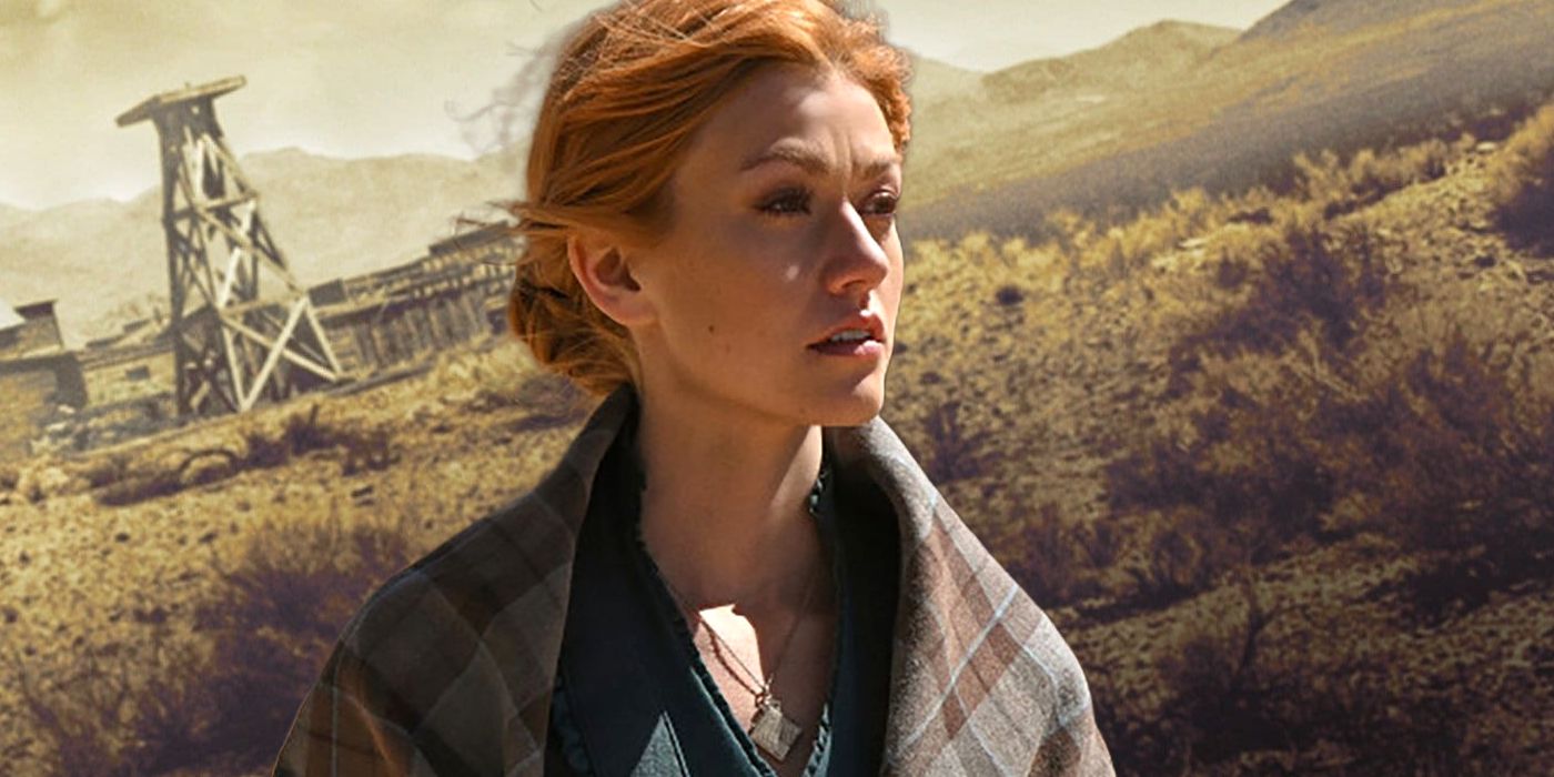 Katherine McNamara as Abby Walker in Front of the Walker Independence Landscape