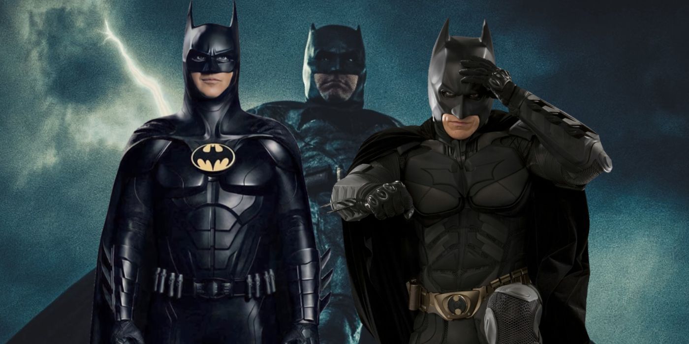 Michael Keaton, Ben Affleck, and Christian Bale custom image