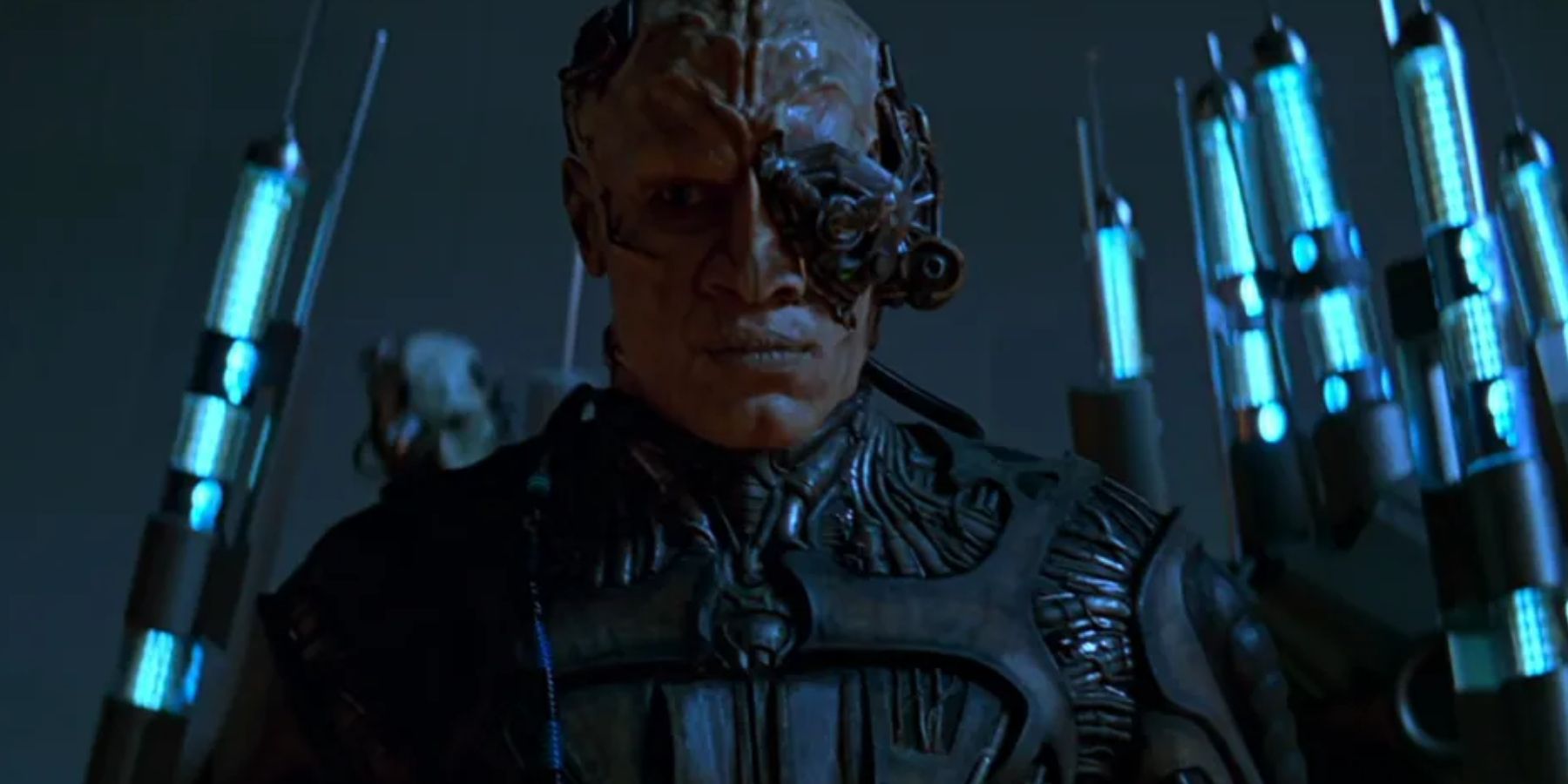 A Klingon Borg drone in Star Trek: First Contact