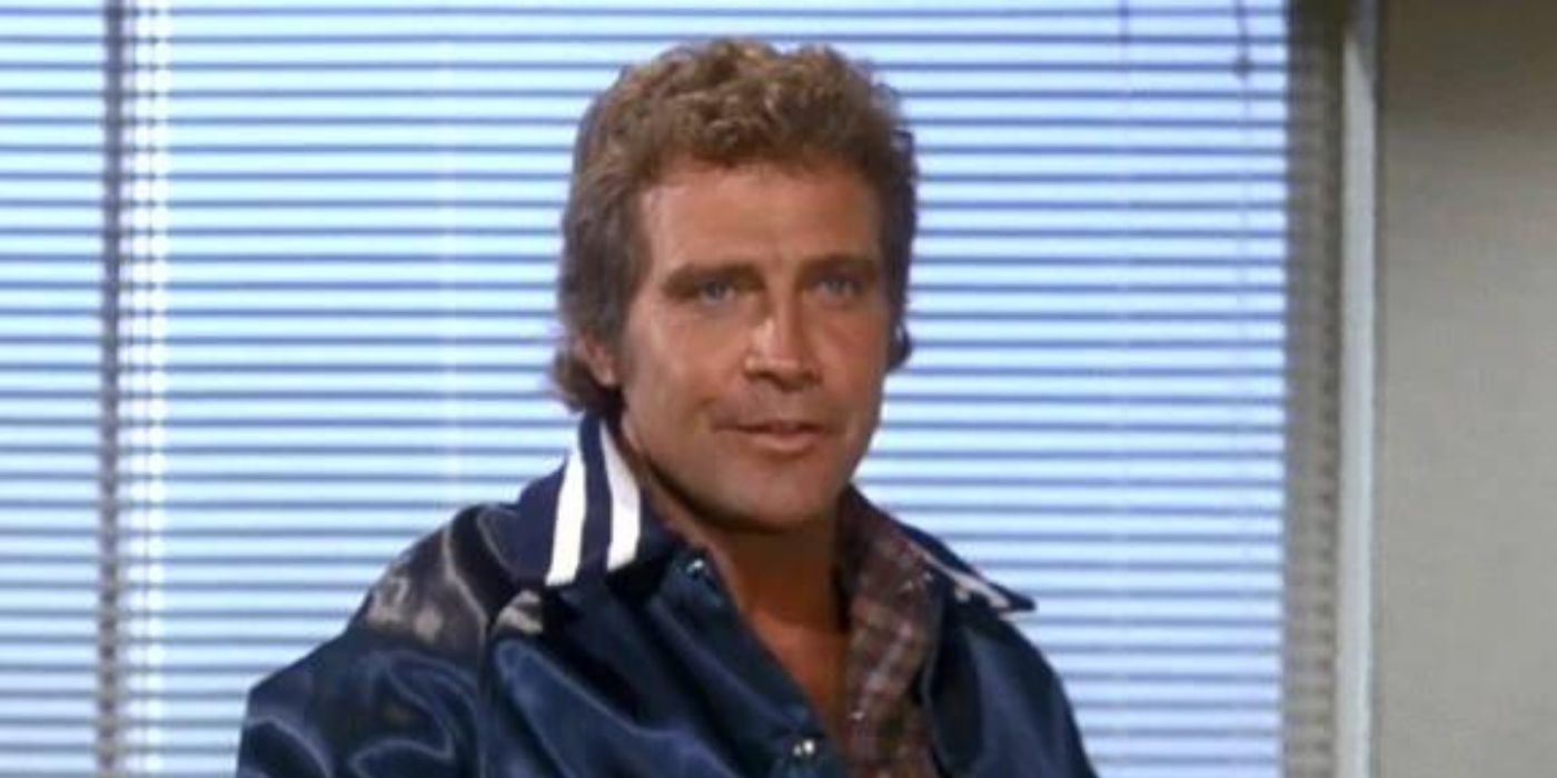 Lee Majors smirking in The Fall Guy