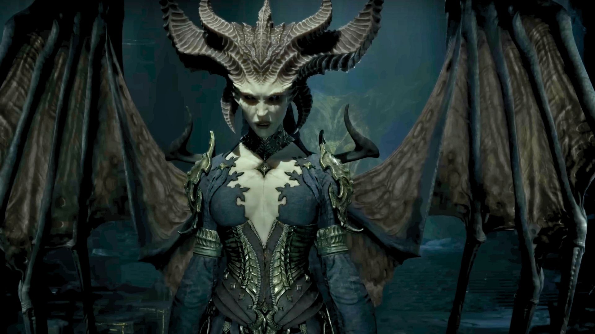 Lilith face à l'écran dans Diablo 4