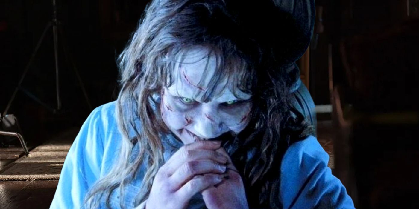 Linda Blair as Regan MacNeil in Front of The Exorcist Believer Set