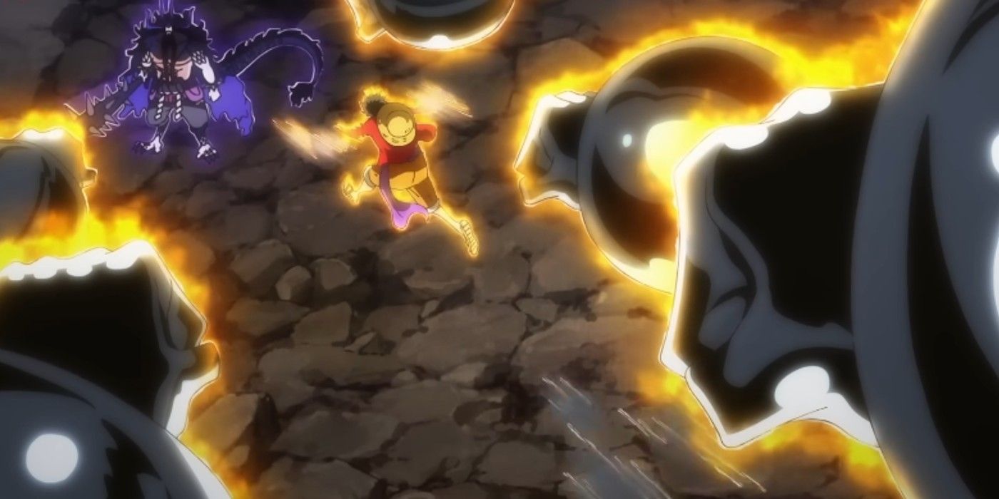 Luffy melawan Kaido di One Piece