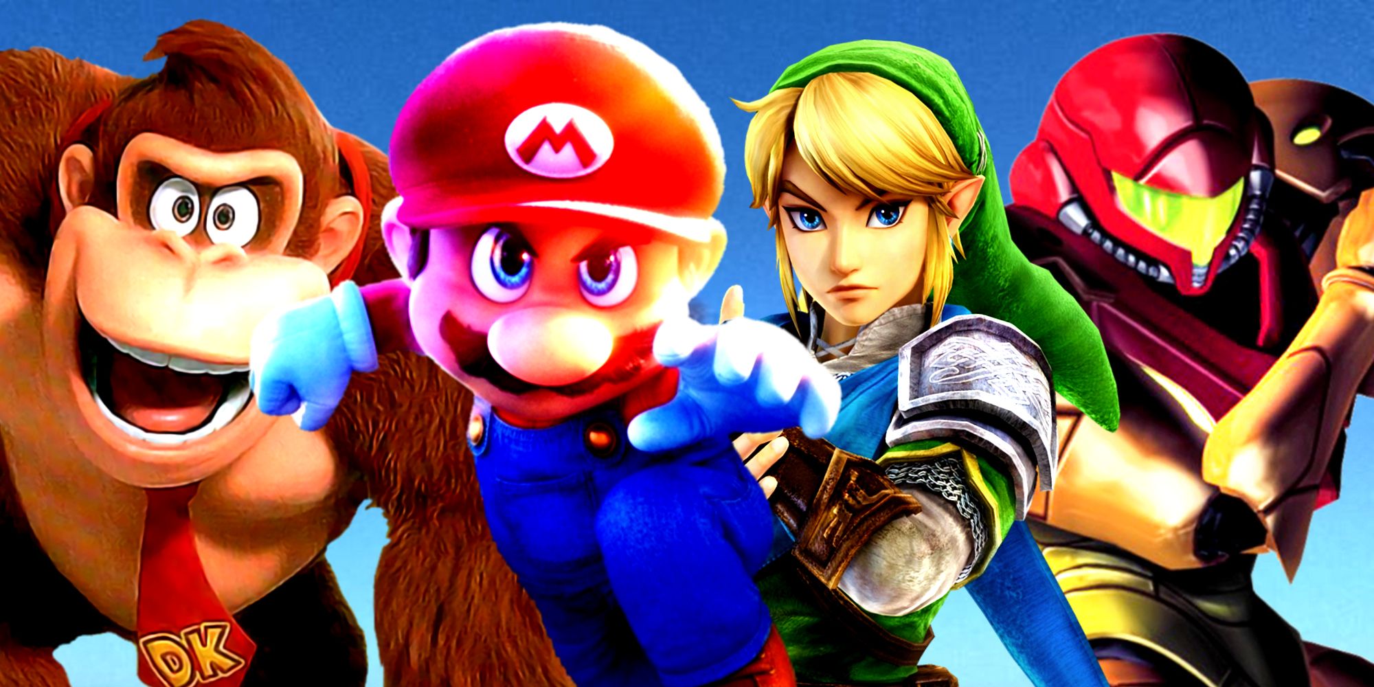 Mario, Link, Samus, and Donkey Kong in Nintendo's Movie Franchise