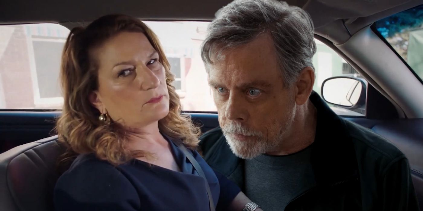 Mark Hamill with Ana Gasteyer from American Auto