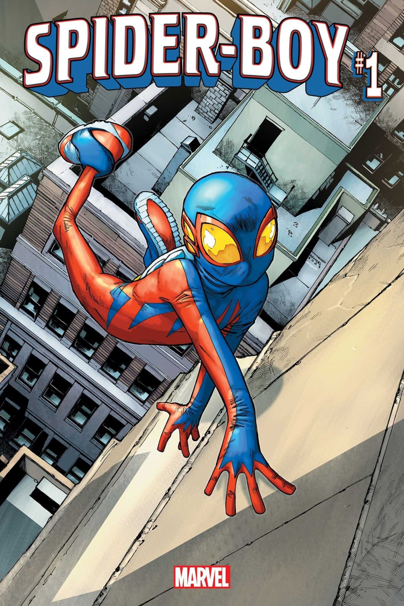 Marvel&rsquo;s Spider-Boy #1 cover art