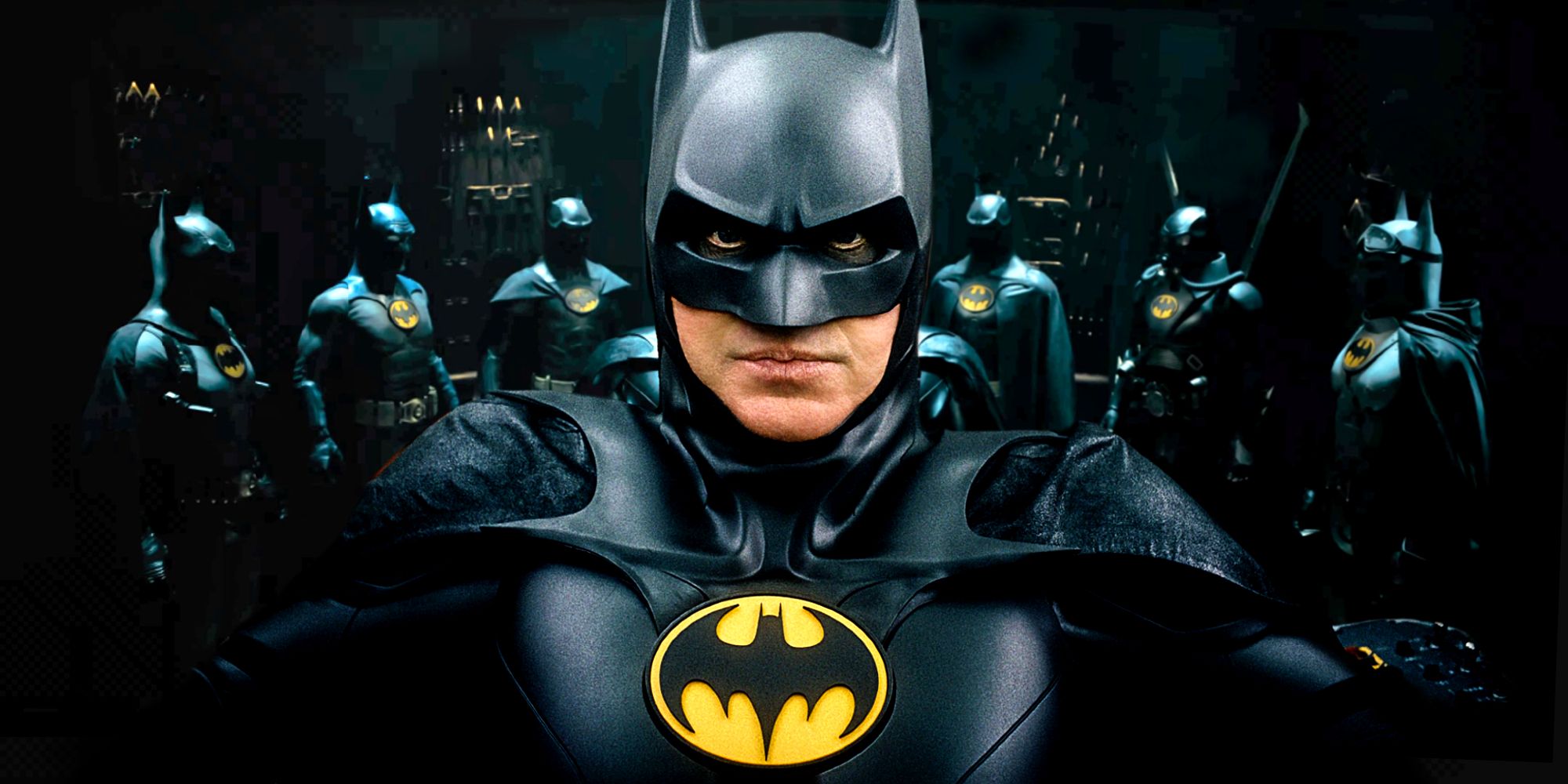 Michael Keaton's Batman Suits In The Flash