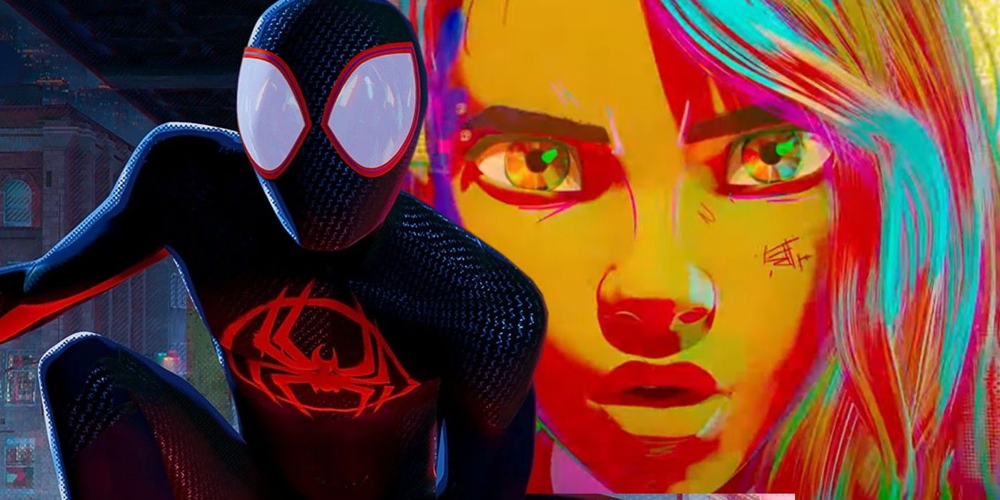 Miles and Gwen in Spider-Man Across the Spider-Verse