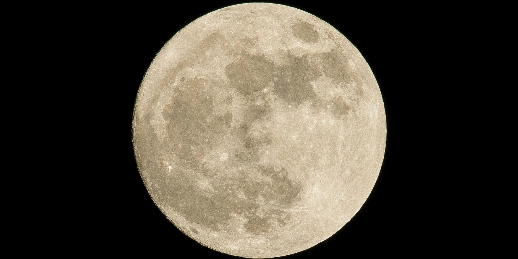 Image of the full moon on a black background.