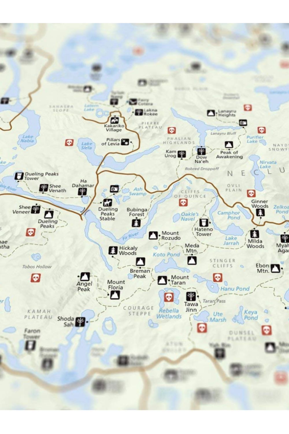 National Park Zelda Map