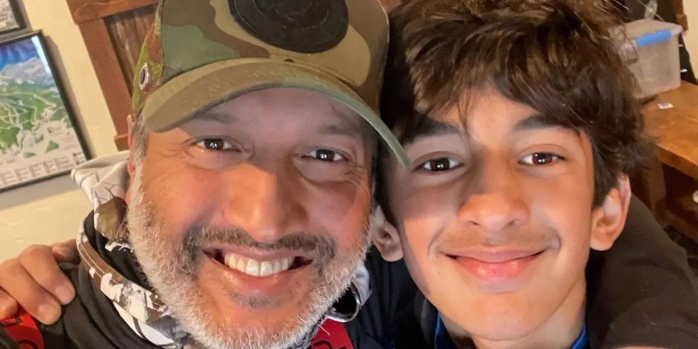 Neeraj Gunsagar from Selling Sunset with his son
