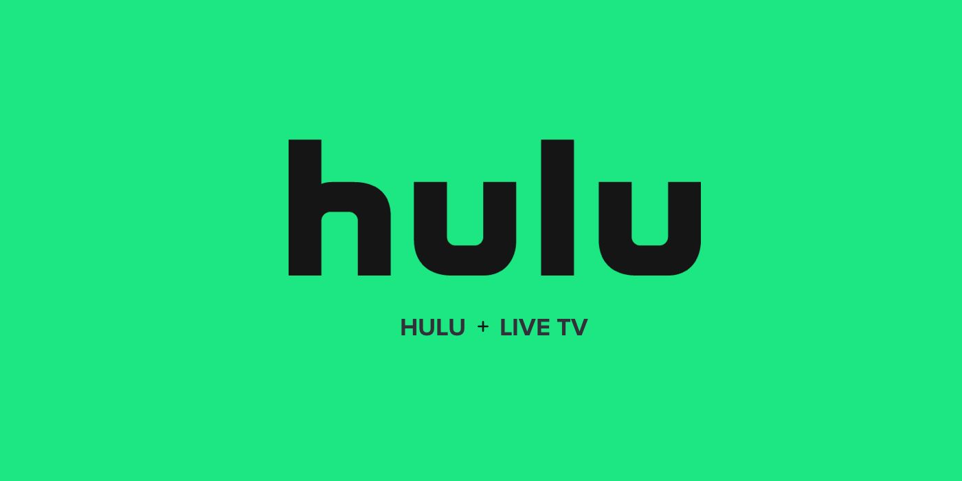 Green Hulu + live TV branding.
