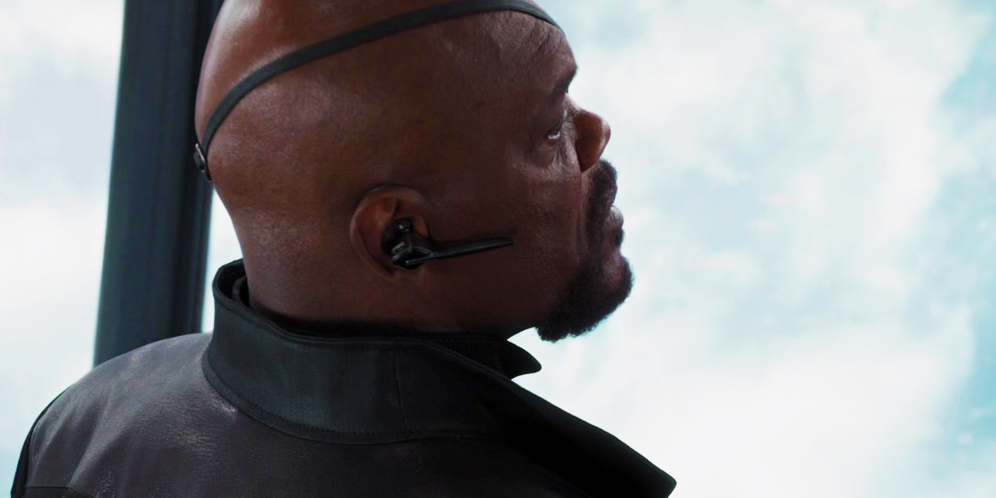 nick fury discussing the avengers in the avengers