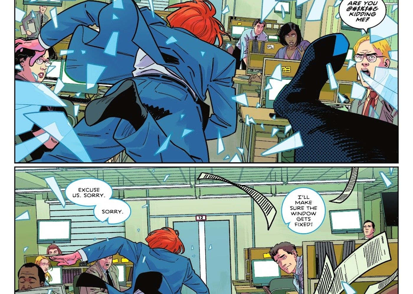 NIGHTWING THE OFFICE CAMEO