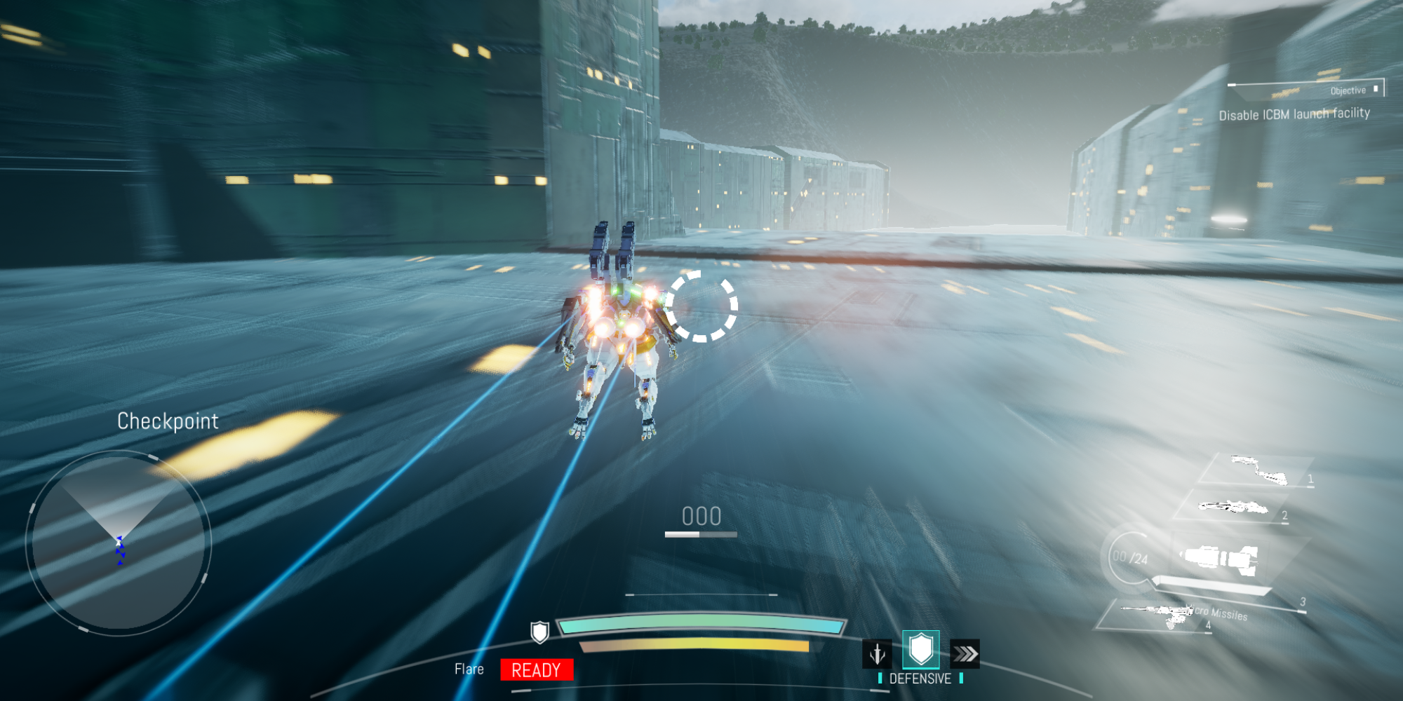 Nimbus INFINITY Review warspite boosting through open terrain