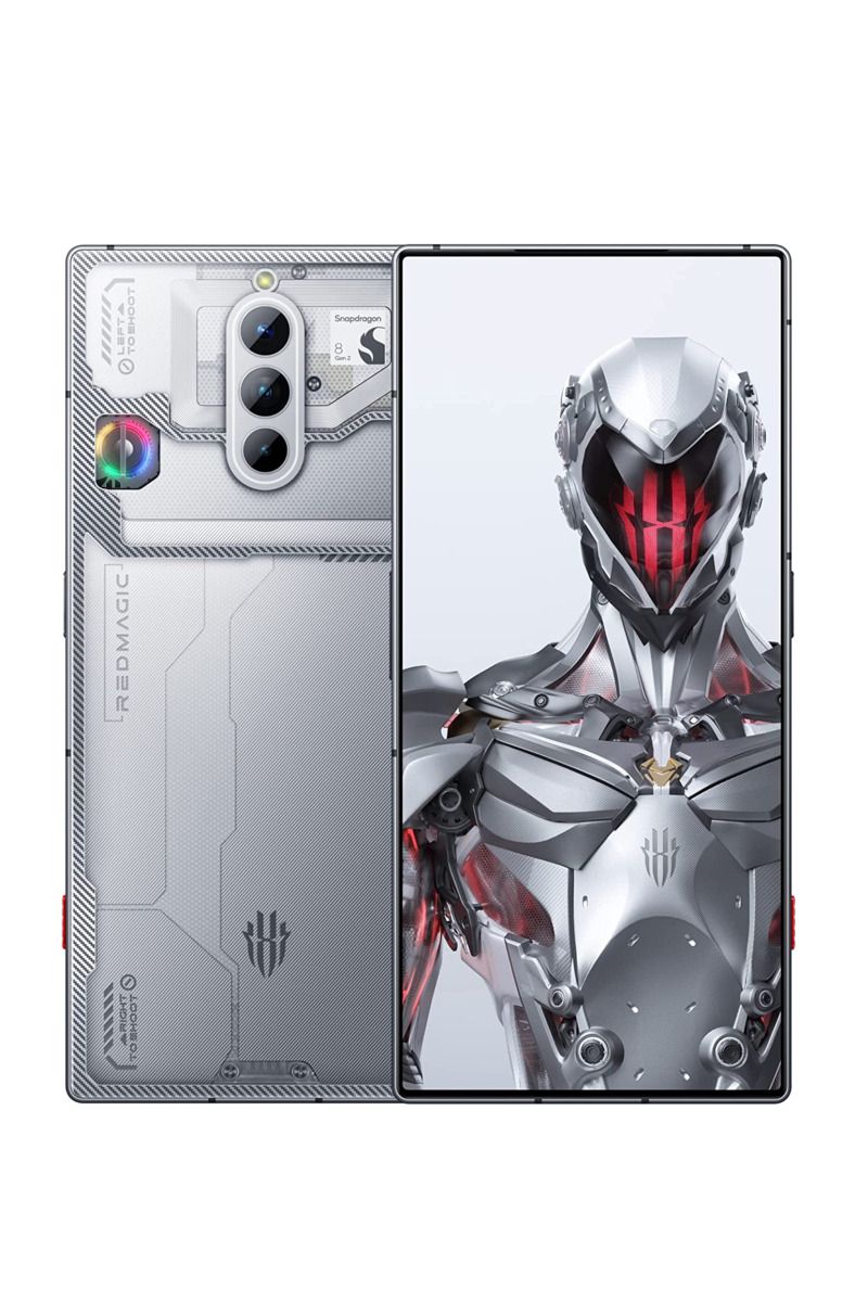 Nubia RedMagic 8 Pro from the front and back
