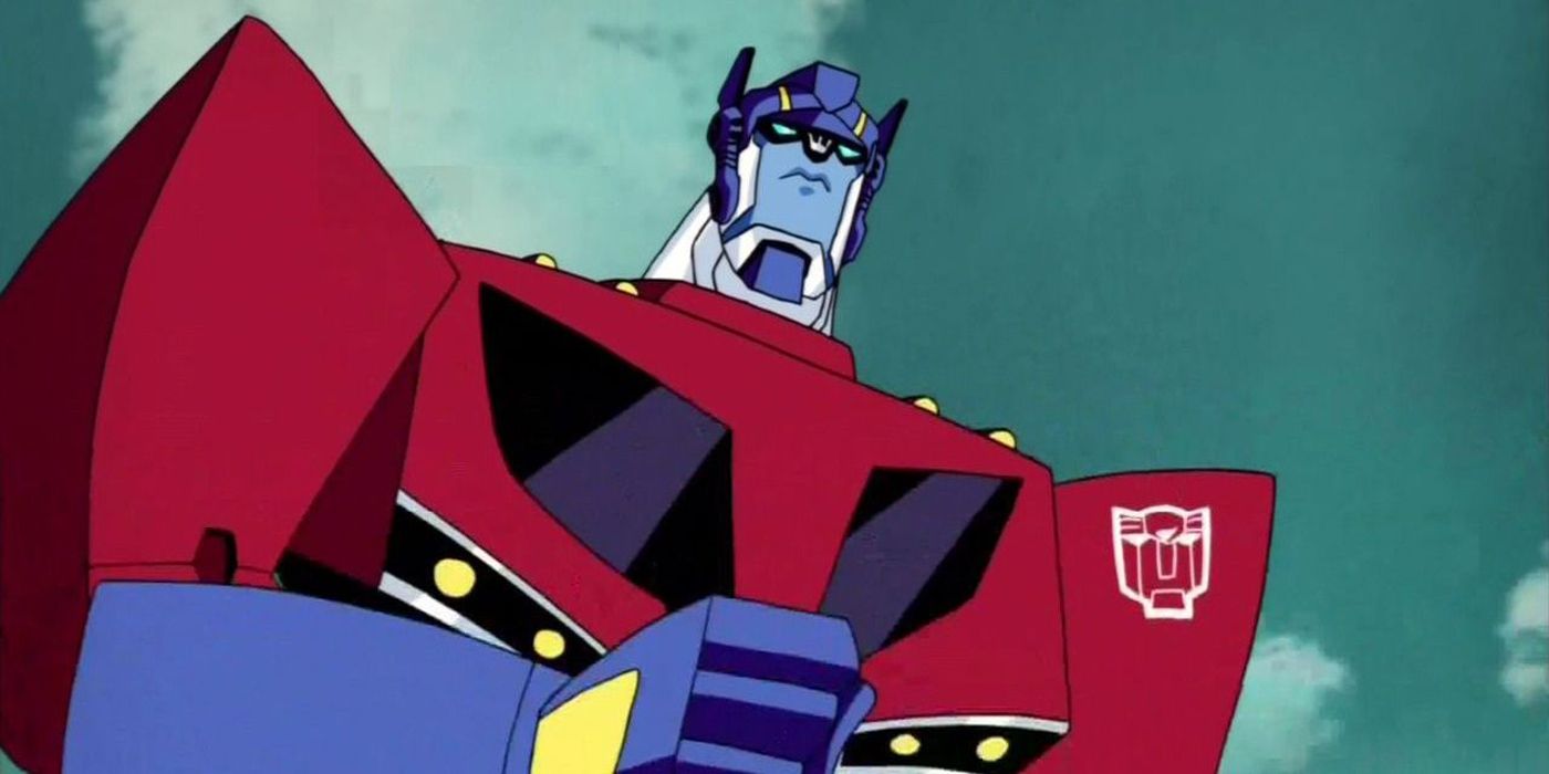 Optimus Prime in Transformers Animated