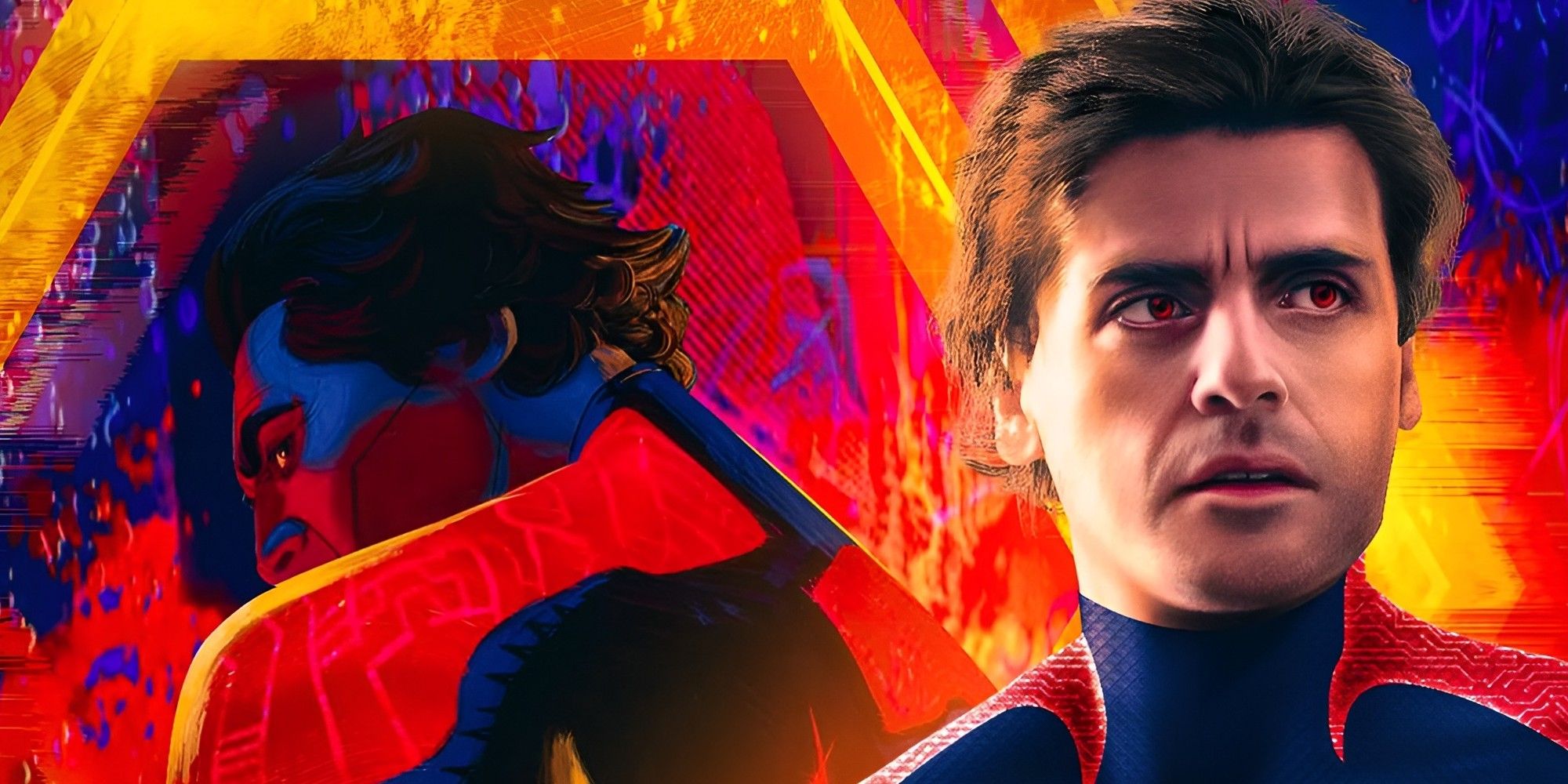 奧斯卡·艾薩克在《穿越蜘蛛俠》粉絲藝術中看起來像真人版《蜘蛛俠 2099》