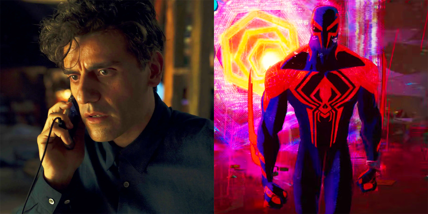 oscar isaac as spider-man 2099 in across the spider-verse