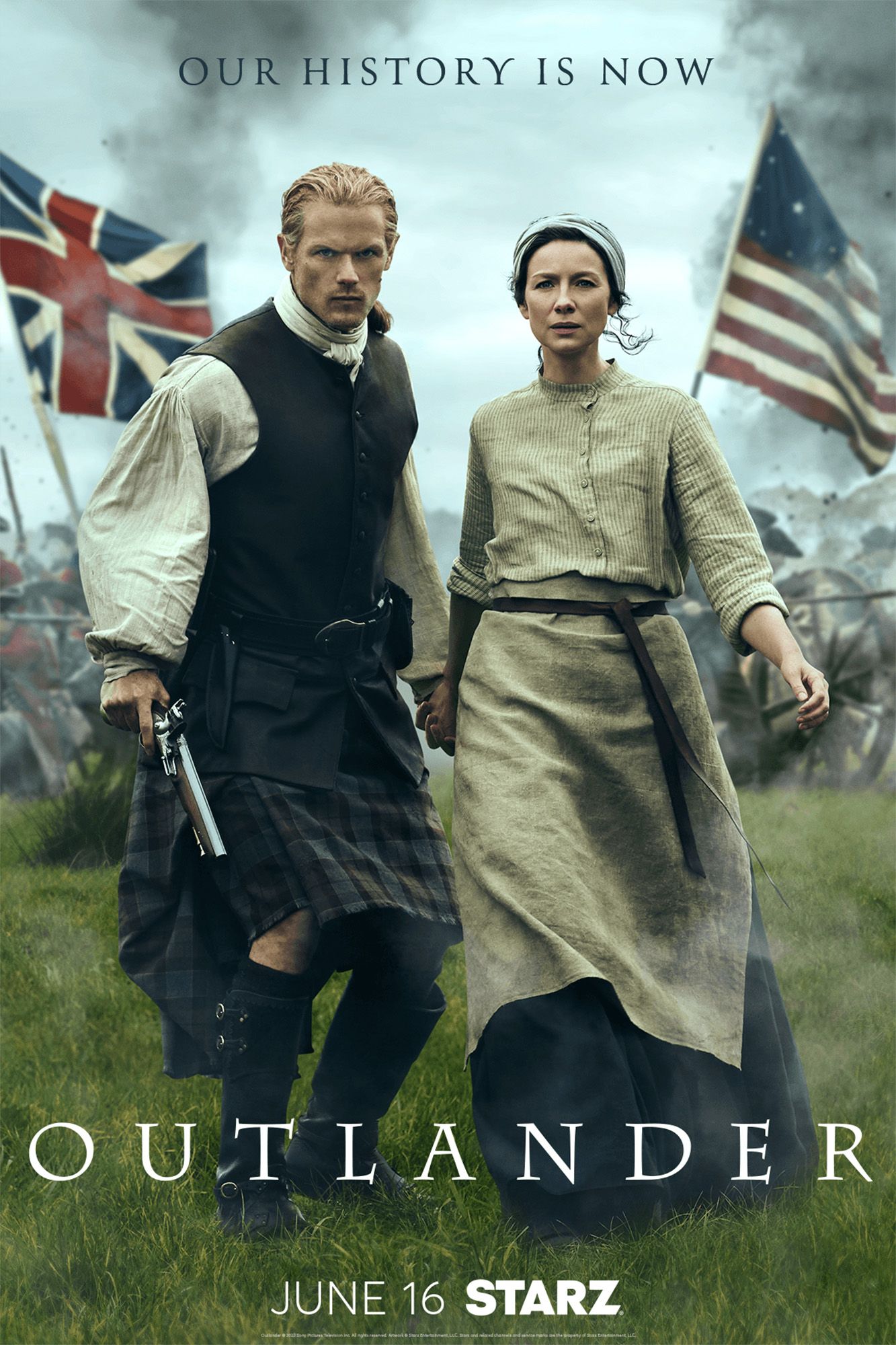 Pôster da 7ª temporada de Outlander