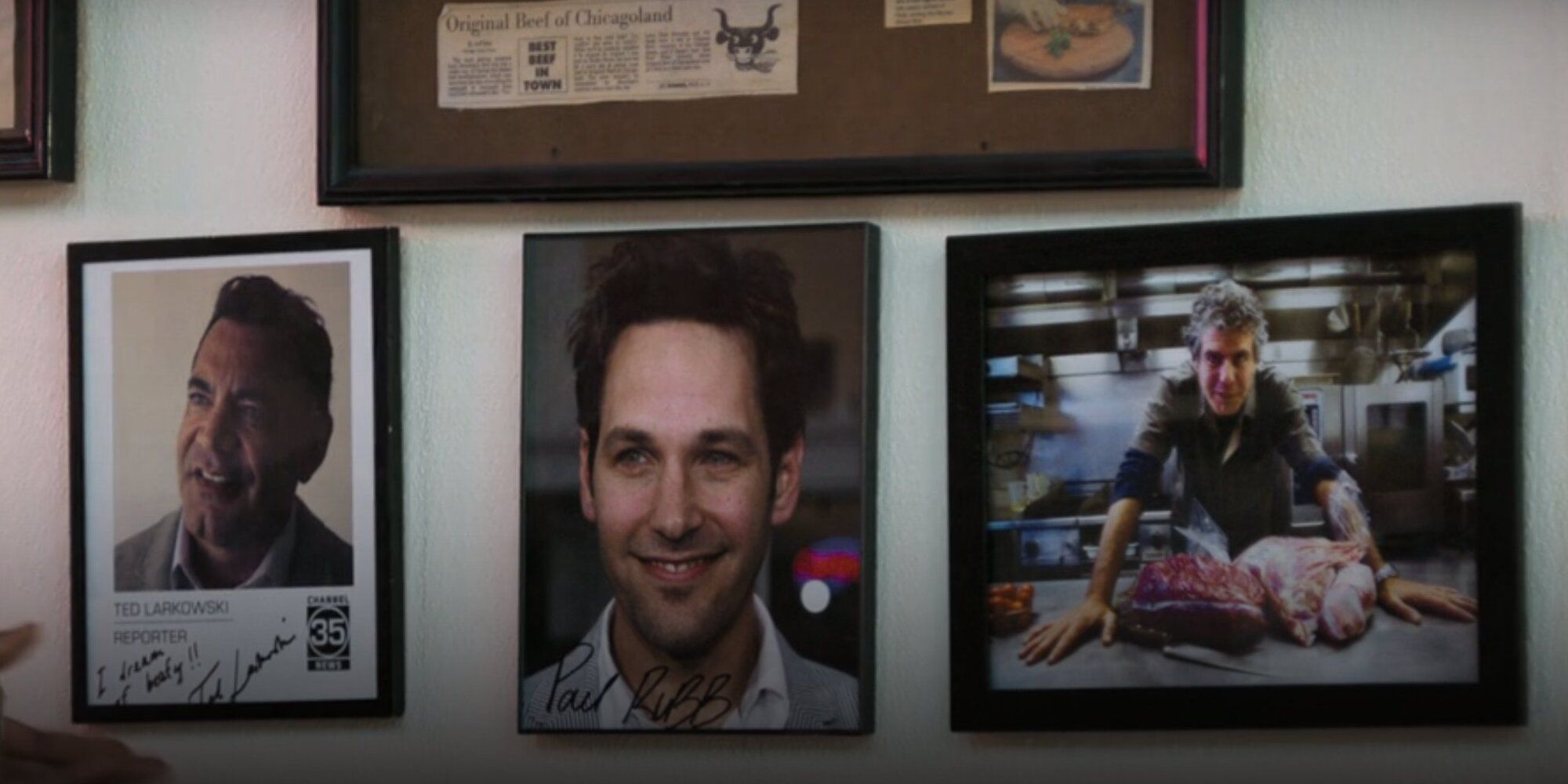 Paul Rudd Signed Picture In The Bear Season 2