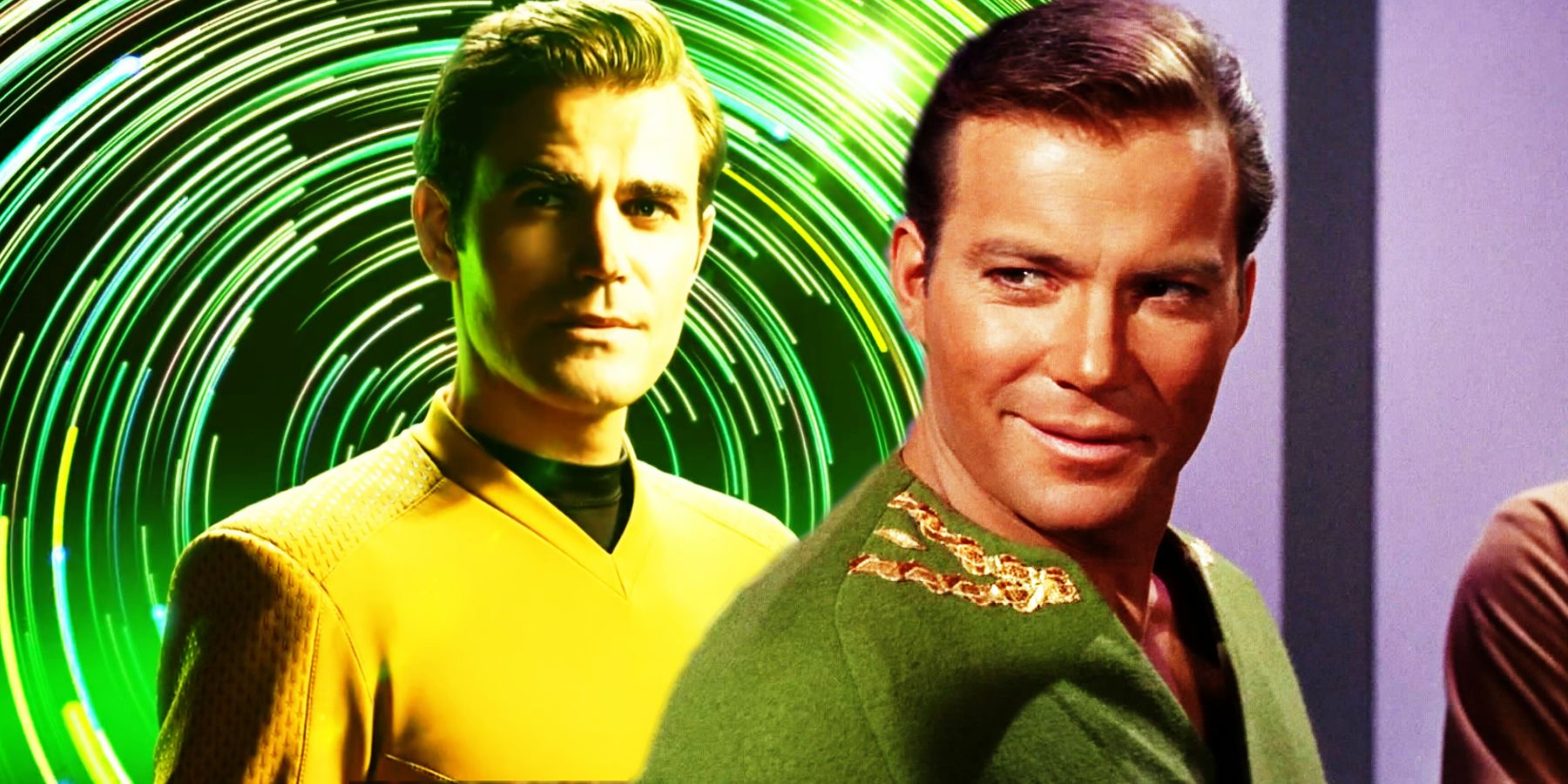 William Shatner Meets Strange New Worlds' 2 Kirk Actors At Star Trek ...