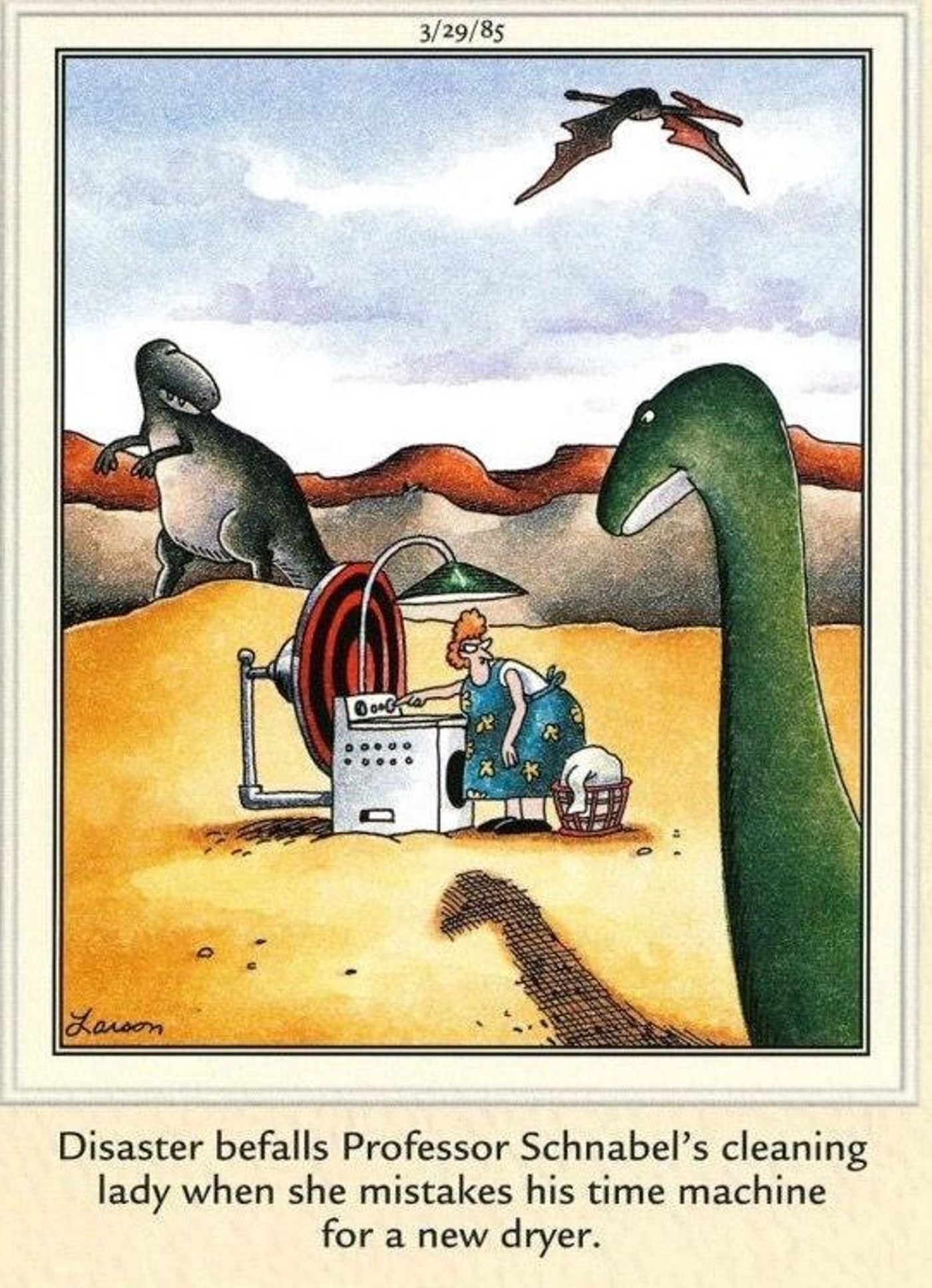 Professor Schnabel Time Machine Far Side