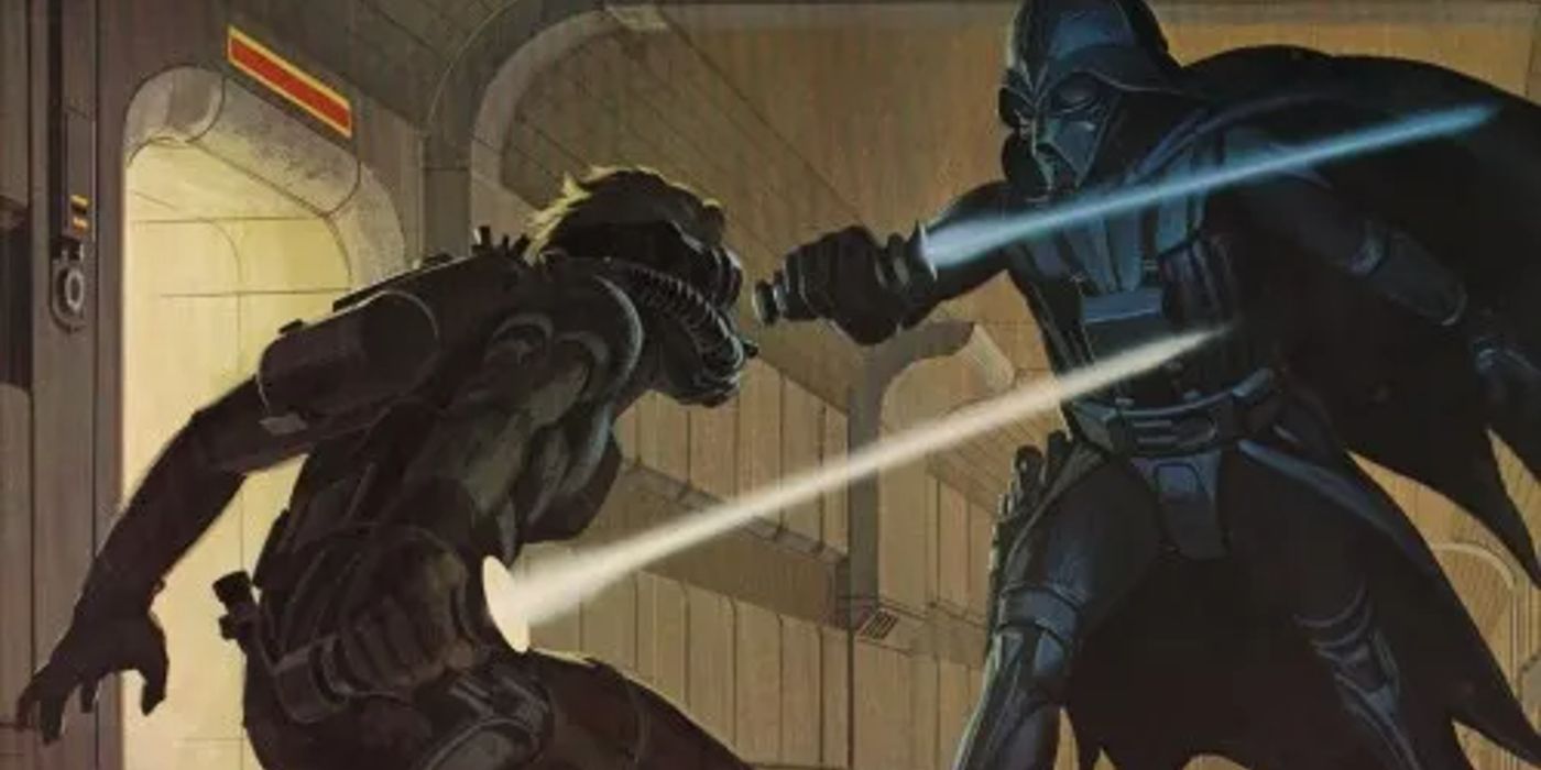 Ralph McQuarrie’s original lightsaber artwork for Star Wars