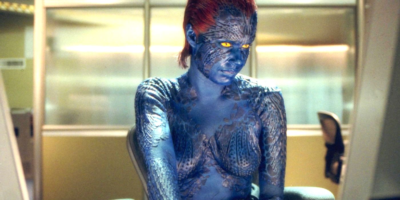 Rebecca Romajin as Mystique in X-Men